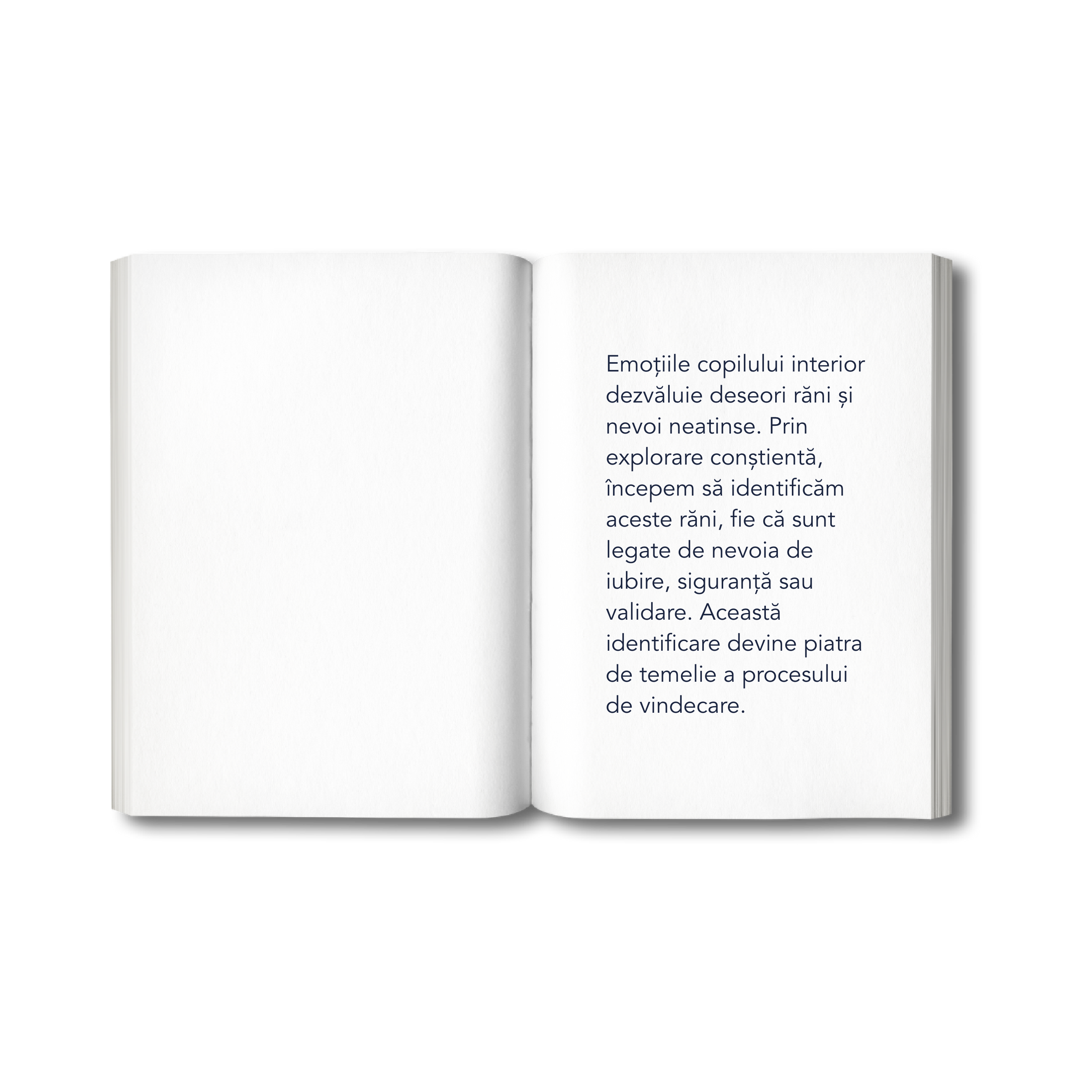 Book with words