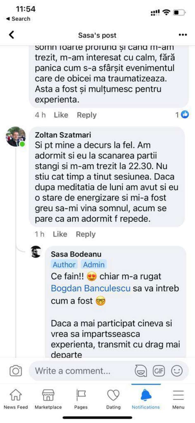 Testimonial - Bogdan Banculescu